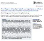 The influence of teachers’ beliefs and experience on effective instructional practices in online learning environments